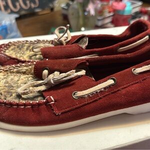 Stylish Red Kids Moccasins